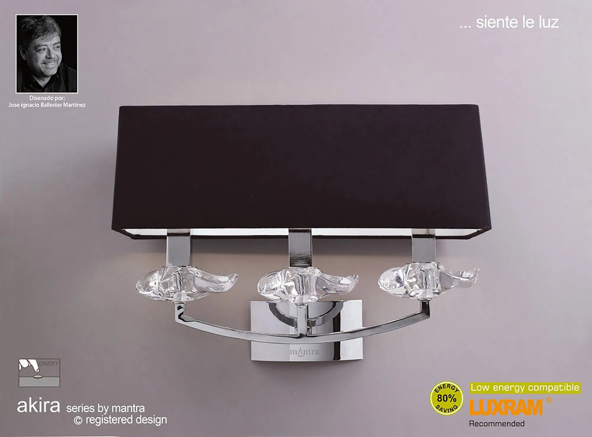 Akira Wall Lights Mantra Armed Wall Lights